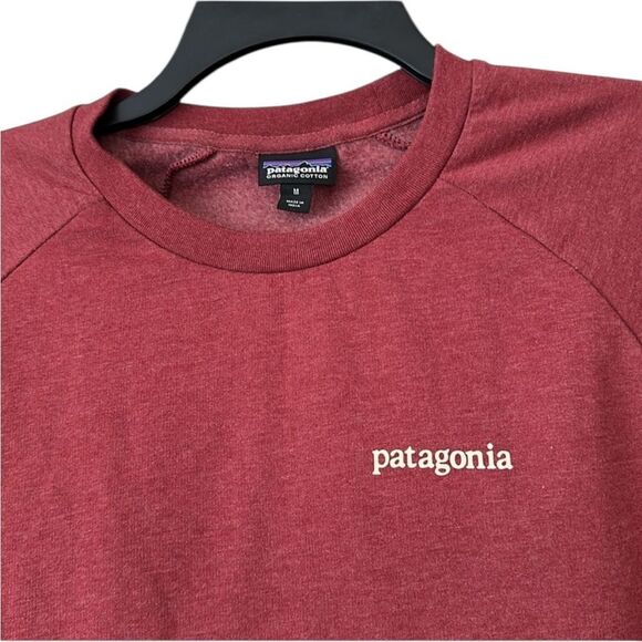 Patagonia Men's Burgundy Crewneck Ling Sleeve Shirt, Size M - Picture 6 of 12